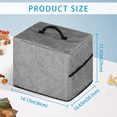 thumbnail image 3 of Funda para máquina de hielo, protector contra el polvo para máquina de hielo cuadrada, funda protectora para máquina de hielo portátil con bolsillo de almacenamiento, 3 of 7