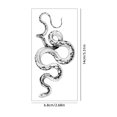 thumbnail image 4 of Cuadros Decorativos 10 piezas tatuaje temporal pegatina impermeable serpiente brazo tatuaje pegatina para hombres mujeres Wdftyju  embutido en tela, 4 of 4