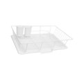 thumbnail image 4 of Escurridor de platos con bandeja de goteo, soporte para cubiertos, escurridor para palillos, cucharas y tenedores, para cocina, fregadero y encimera. Blanco, 4 of 8