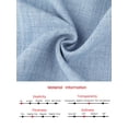 thumbnail image 7 of DARING DIVA Women's Wide Leg Belted Business Straight Long Trousers Small Blue, 7 of 7