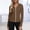 #0131-Brown, variant on Women's Cinched Waist Lightweight Athletic Jacket Sun Protection Full Zip Long Sleeve Shirts Hiking Outdoor with Pockets
