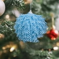 thumbnail image 7 of Yhmxh Christmas Ornaments Balls Glitter Pinecones Ornaments 7cm /2.75in Christmas Tree Decoration Artificial Pine Cones Flowers Hanging Ornaments for Xmas Tree Wreath Holiday Crafts Home Decor, 7 of 7