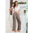 thumbnail image 4 of HEARTNICE Women Soft Pajama Pants, Comfy Wide Leg Lounge Yoga Pants Stretch Sleeping knit Pajama Bottoms (Deep Khaki, Small), 4 of 5