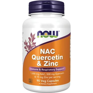 NOW Foods Nac Quercetin & Zinc 90 Veg Caps