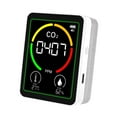 thumbnail image 4 of KLKCMS Air Quality Detector Professional Air Analyzer for Kitchen Greenhouse Office white, 4 of 9