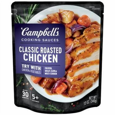 2X-Campbell's Cooking Sauces Classic Roasted Chicken Sauce - 12 oz