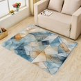 thumbnail image 2 of 4x5 Area Rug Marble Rugs, Abstract Carpet for Living Room Bedroom Geometric Patterned Indoor Home Decor, Non Slip Soft & Low Pile Large Washable Rug ZH&130, 2 of 7