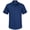 Navy Blue, variant on HISDERN Men's Short Sleeve Dress Shirt Stretch Classic Fit Black Button Down Shirt with Pocket