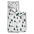 thumbnail image 2 of Blue and Gold Christmas Tree Pattern Toddler Nap Mats for Kids Preschool,50"x20" Sleeping Mat Bag or Kids,Toddler Sleeping Bag,Toddler Nap Mat or Daycare, 2 of 6