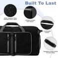 thumbnail image 5 of GYNKY Travel Duffle Bag 24" Foldable Weekender Bags Men Women, 60L Carry on Waterproof Overnight Bag Gym Bag with Shoes Compartment Trolley Sleeve, Large Packable Tote Duffel Bag for Sports Plane, 5 of 10