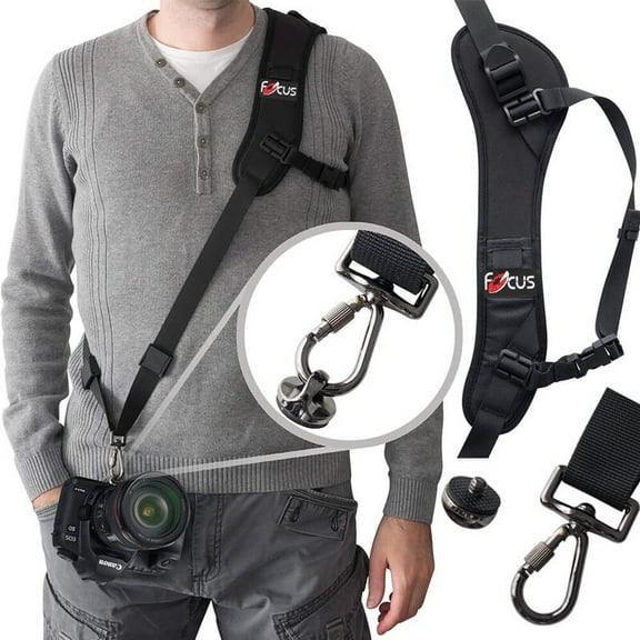 Quick Access Secure Camera Sling Strap for DSLR and F1 Cameras