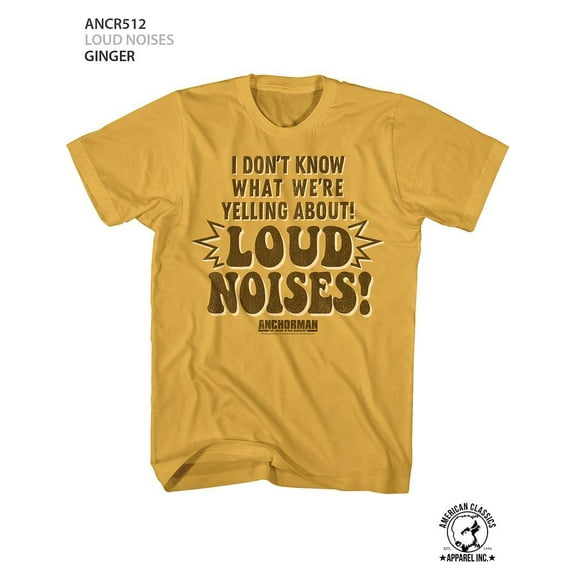 Anchorman Loud Noises Ginger Adult T-Shirt