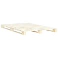 Pallet bed solid pine 140×200 cm