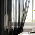 thumbnail image 4 of Semi Blackout Chiffon Curtains, Bedroom and Living Room Decoration, 2Pcs, 4 of 4