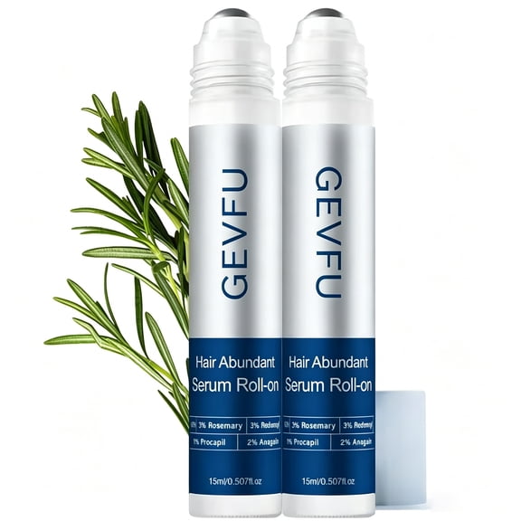 Roll-On Hair Growth Scalp Serum with Rosemary Redensyl Procapil Anagain, Hair Thickening Roller Oil for Thinning Fine Hair, Non-Greasy Portable Scalp Care for Men Women Sensitive Scalp