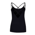 thumbnail image 6 of ZyeKqe Tank Top for Women Sleeveless Scoop Neck Camisole Spaghetti Strap Blouses Criss Cross Back Camis, 6 of 6