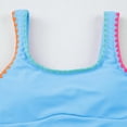 thumbnail image 4 of Shadoumai Girls Two Piece Swimsuits For Kids Teen Bikini With Adjustable Ties And UPF Sun, 4 of 5