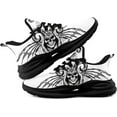 thumbnail image 5 of Coolcustomize Men's Skull Running Shoes Lightweight Breathable Cushion Sports Walking Sneaker Black Cool Workout Gym Training Tennis Shoes, 5 of 7