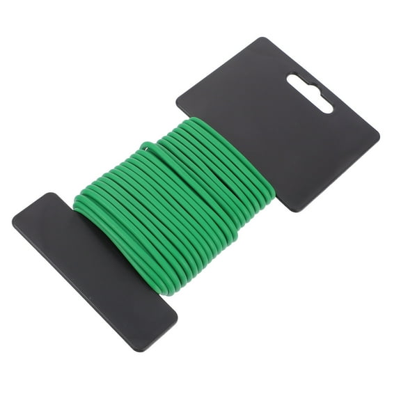FONWILYO 1Pack Green PVC Garden Ties for Plant Binding and Landscaping 800X0.35Cm