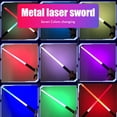 thumbnail image 4 of RGB 7/10 Colors Changing Light Up Sword Metal Rechargeable Expandable Light Sword With Sound Cosplay Toy Kids Halloween Christmas Gift, 4 of 8