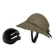 thumbnail image 3 of Casco de bicicleta para adultos, 58-60 cm, con forma de sombrero para mujer Verde, 3 of 9