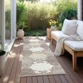thumbnail image 6 of Addison Rugs Chantille Indoor/Outdoor Transitional Scrolls Taupe Washable Runner Rug, 2'3" x 7'6", 6 of 6