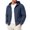 Navy, variant on Tbopshirt Men's Hooded Windbreaker Jacket Zip Up Windbreaker Coat with Drawstring Hood and Zipper Side Pockets for Outdoor Activities,S-3XL