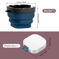 thumbnail image 3 of Airtight Paint Palette with Lid 16 Wells Travel Paint Palette with Folding Paint Brush Washing Bucket Multifunctional Paint Palette Box for Home Traveling, 3 of 10