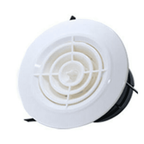3inch Internal Ventilation Grille Round White 75mm Duct Extractor Fan Tool Safe