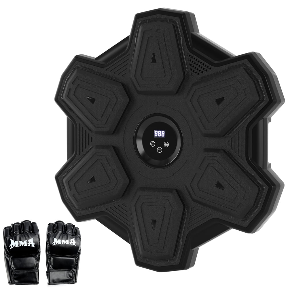 Colorful LED Music Punching Machine - Bluetooth Boxing Trainer for Adults, Ideal for Home & Office