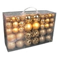 thumbnail image 3 of 100 Uds Adornos de Bolas de Navidad árbol Decorativo Inastillable Decoraciones para Fiestas Y Vacaciones+100 Piezas de Adornos para árboles de Navidad EstiloG Gloria Colgantes Bolas, 3 of 8