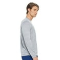 thumbnail image 2 of Expert Brand USA-Made Men's Natural-Feel Jersey Long Sleeve, Heather Gray, XL, 2 of 5