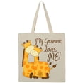 thumbnail image 3 of Inktastic My Grammie Loves Me Tote Bag, 3 of 5