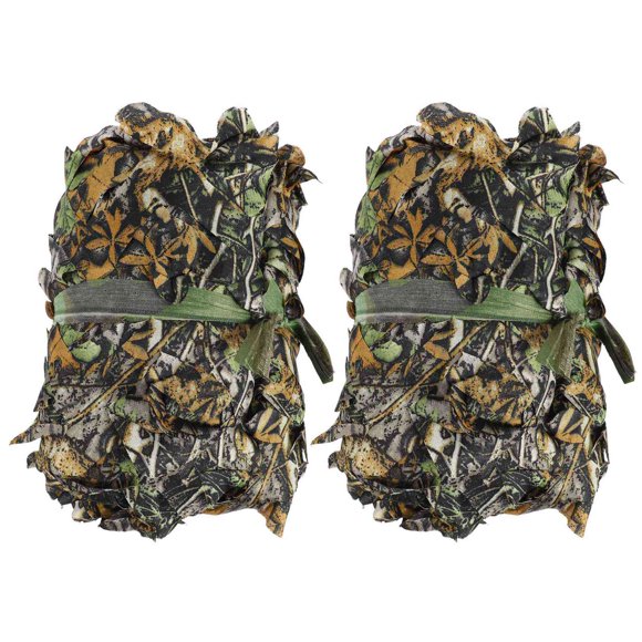 2X 7Mx1.5M Hunting Camouflage Net Woodland Training Camo Netting Car Covers Tent Shade Camping Sun Shelter Decoration,2 x Hunting Camouflage Net,Camouflage