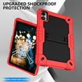 thumbnail image 3 of FIEWESEY Case for VORTEX T10/ T10M 10.1 inch Tablet Hybrid Shockproof Protective Kids Firendly Case Hard Shell Built in Kickstand Shoulder Strap for VORTEX T10/ T10M 10.1 inch Tablet (Red/Black), 3 of 7