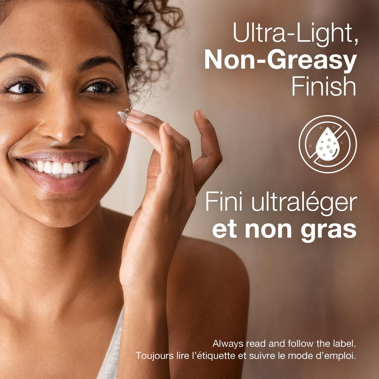 Neutrogena Ultra Sheer Face Sunscreen SPF 60, non-greasy, lightweight