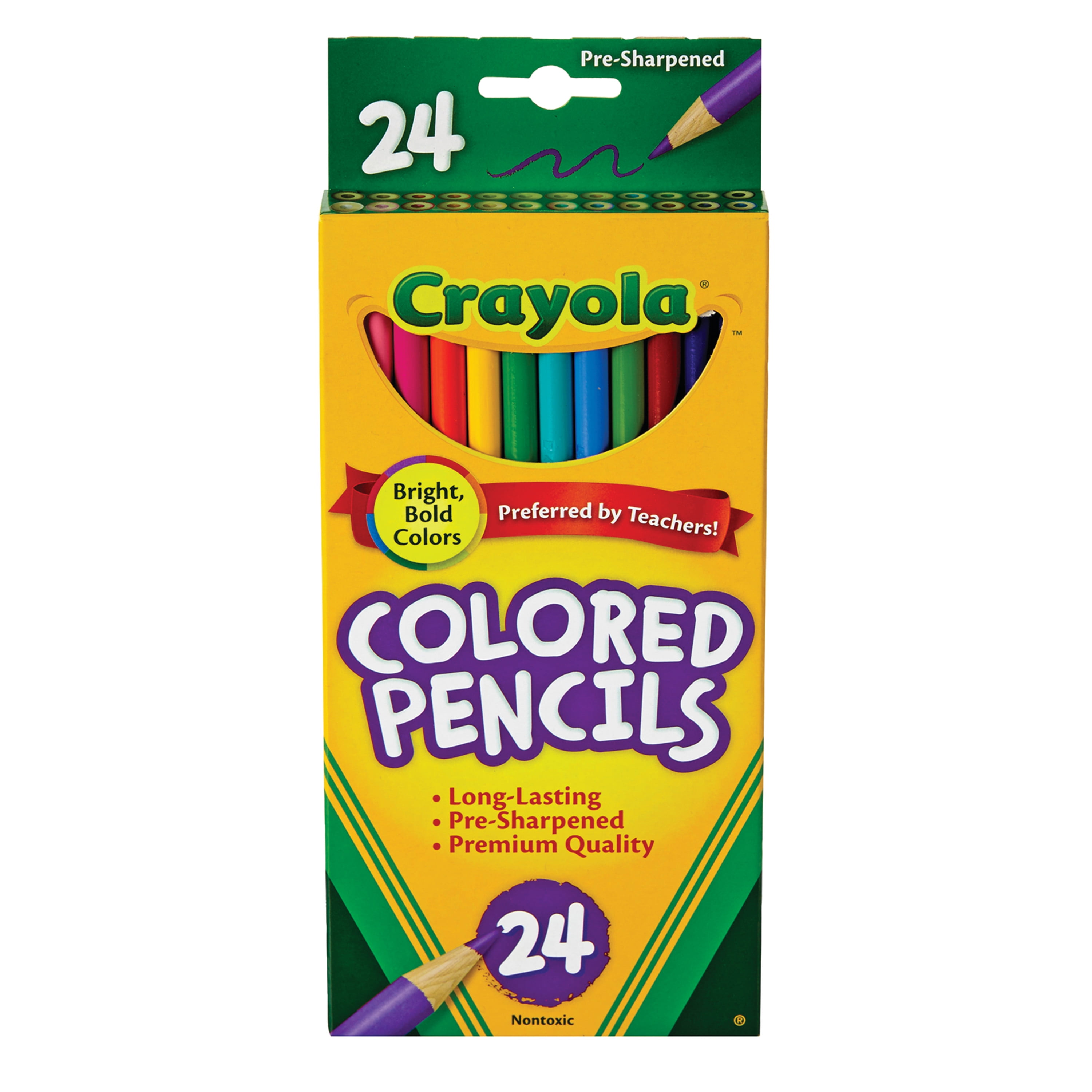Crayola Colored Pencil Set, 24Colors