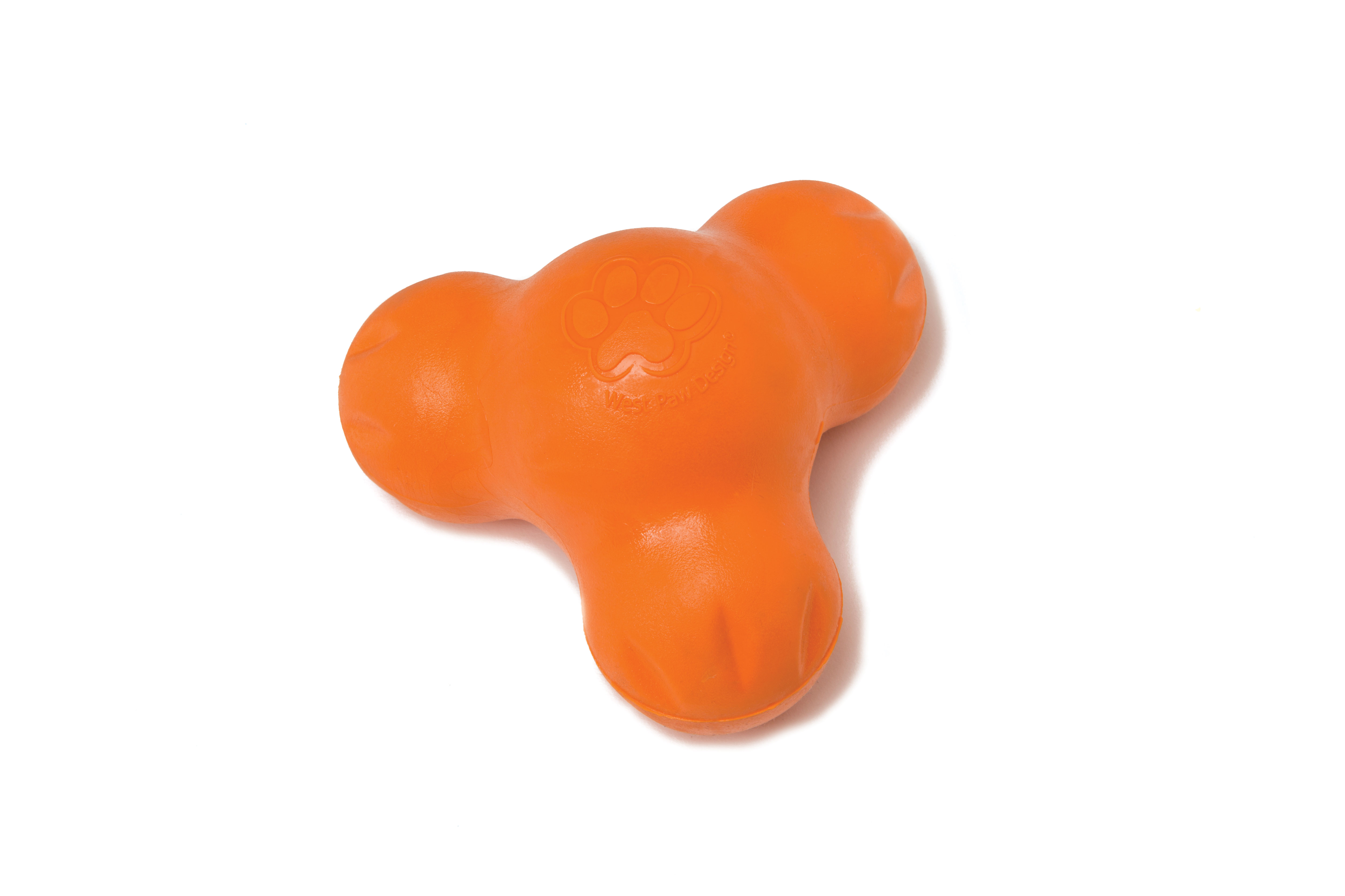 West Paw Zogoflex Tux Large 5" Dog Toy Tangerine