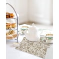 thumbnail image 4 of Vintage Spring Floral Kitchen Dish Towels for Drying Dishes Set of 3, Summer Botanical Farmhouse Waffle Weave Microfiber Hand Tea Bathroom Towels Quick Dry & Absorbent Towel 12x12, 4 of 7