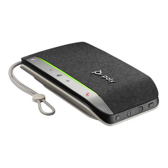 Poly Sync 20 - Téléphone Intelligent - Bluetooth - Filaire, Sans Fil - USB-A - Argent - Certifié pour Microsoft Teams