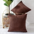 thumbnail image 2 of Paquete de 2, Funda de cojín cuadrada decorativa suave de pana, fundas de cojín, decoración del hogar, decoración para sofá, cama, silla, 18 x 18 pulgadas/45 x 45 cm brillar Juguete, 2 of 3