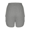 thumbnail image 6 of UAMVSH Womens Sweat Shorts Casual Summer Comfy Elastic High Waist Running Short Pants with Pockets, 6 of 7