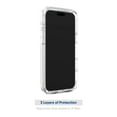 thumbnail image 3 of onn. iPhone 16 Pro Max Rugged Phone Case with Smartport Protection, Clear, 3 of 8