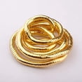 thumbnail image 4 of Sentmoon Room Decor Snake 6x900mm Golden Color Hinge Necklace Women's Wrap Necklace Flexible Random Shape Cool Snake Chain, 4 of 8