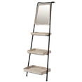 thumbnail image 4 of Luxen Home WHIF767 Metal & Wood Ladder Storage Three-Tier Shelf, 4 of 10
