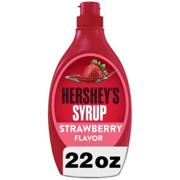 Pack of 2 - HERSHEY'S Strawberry Syrup Bottle 1 bottle / 22 oz