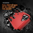 thumbnail image 7 of Compatible with Apple iPhone 16 Plus Case for Women Men, Military Grade Shockproof Drop Protection Anti-Scratch Bumper Rugged Matte Phone Case Cover for iPhone 16 Plus, Red, 7 of 7