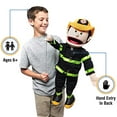 thumbnail image 2 of 25" Fireman, Peach Male, Full Body, Ventriloquist Style Puppet, 2 of 5