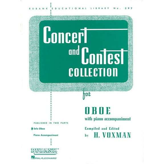 Concert and Contest Collection for Oboe: Solo Book Only, (Paperback)