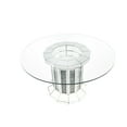 thumbnail image 3 of ACME Noralie Dining Table, Mirrored & Faux Diamonds, 3 of 3